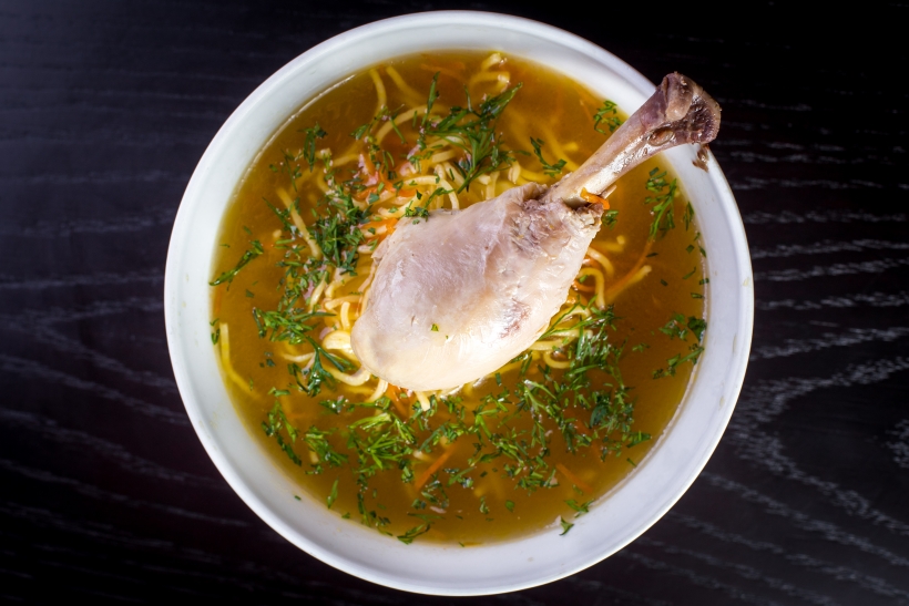 uccello in brodo