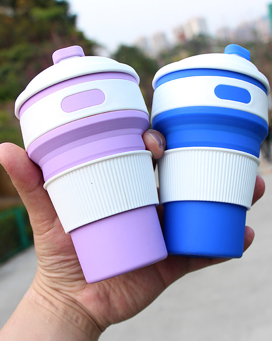 tazze da caffè in silicone