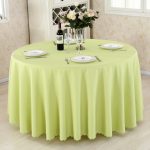 tovaglia per idee di decorazione di tavoli rotondi