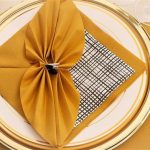 tovaglioli pieghevoli per servire decorazioni