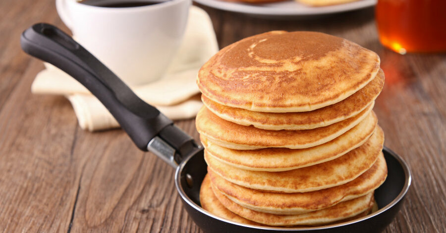 foto di padella per pancake