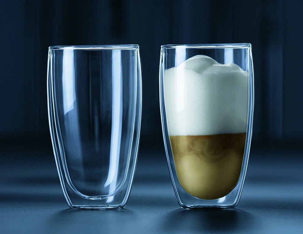 bicchieri da latte a doppia parete