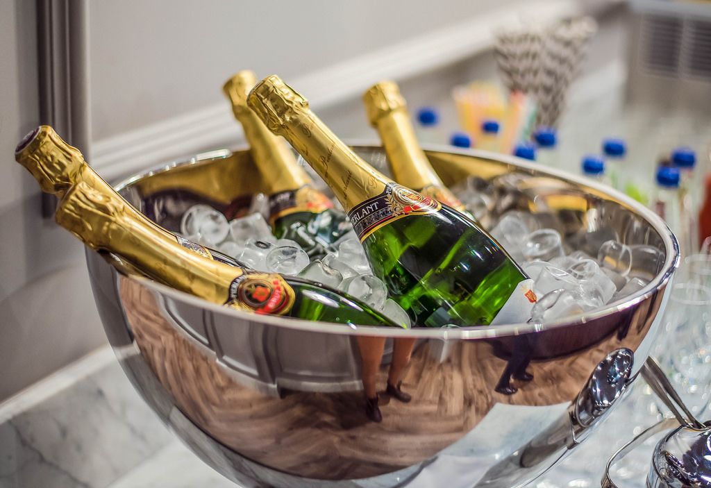 foto del secchiello dello champagne