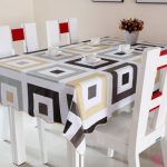 tovaglia impermeabile per la decorazione del tavolo della cucina foto
