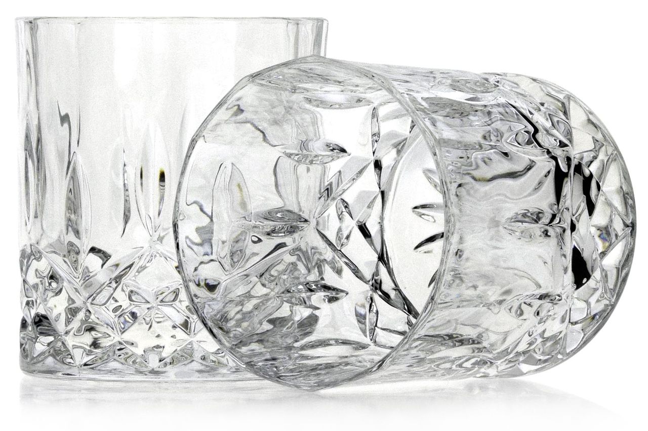 bicchieri da whisky di cristallo