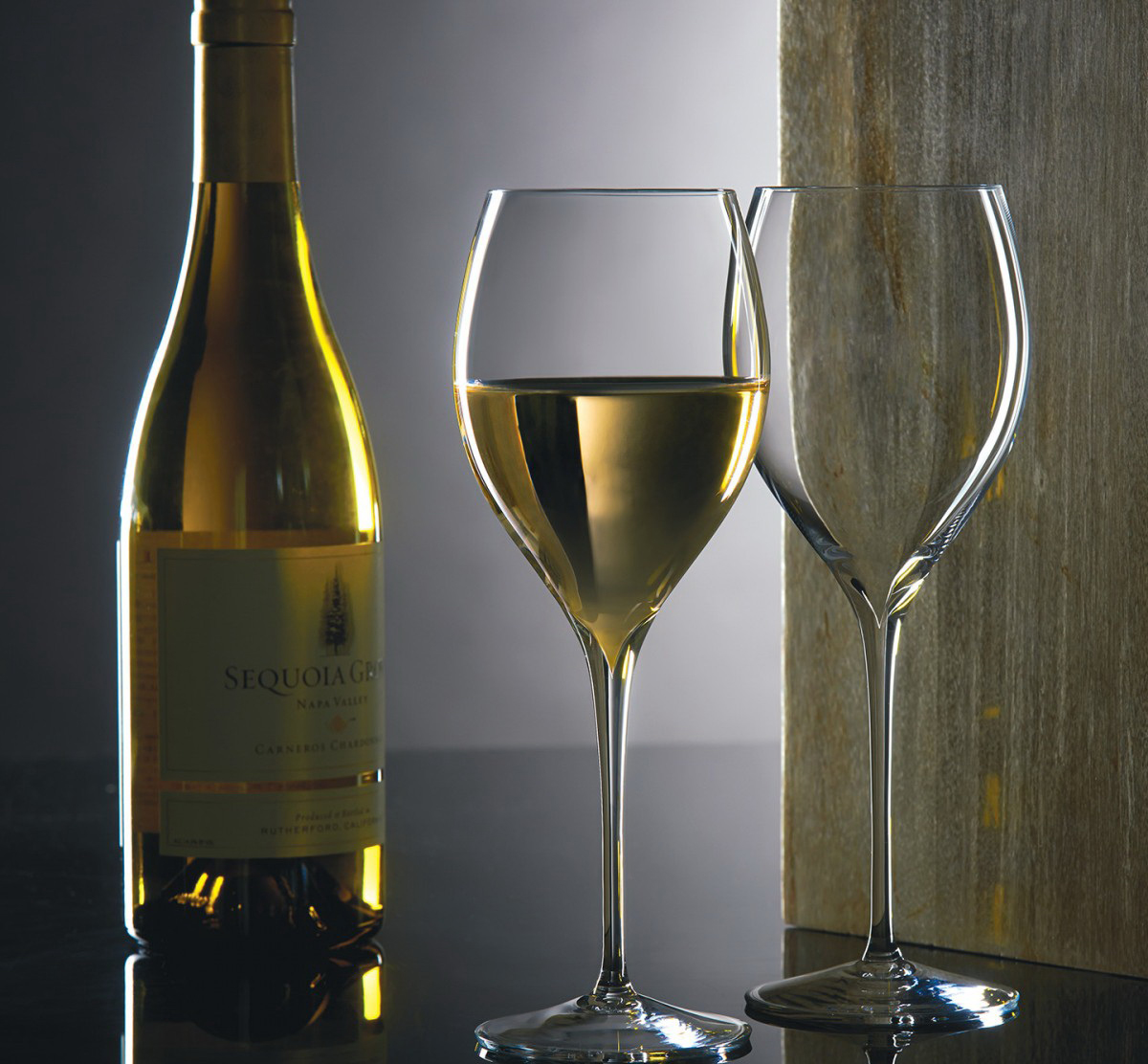 Foto di bicchieri di Chardonnay