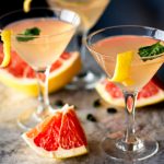 decorazioni fotografiche con bicchieri da martini