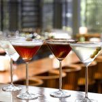 design fotografico di bicchieri da martini