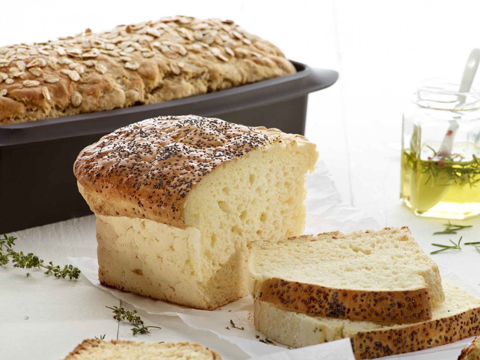 pane nello stampo in silicone