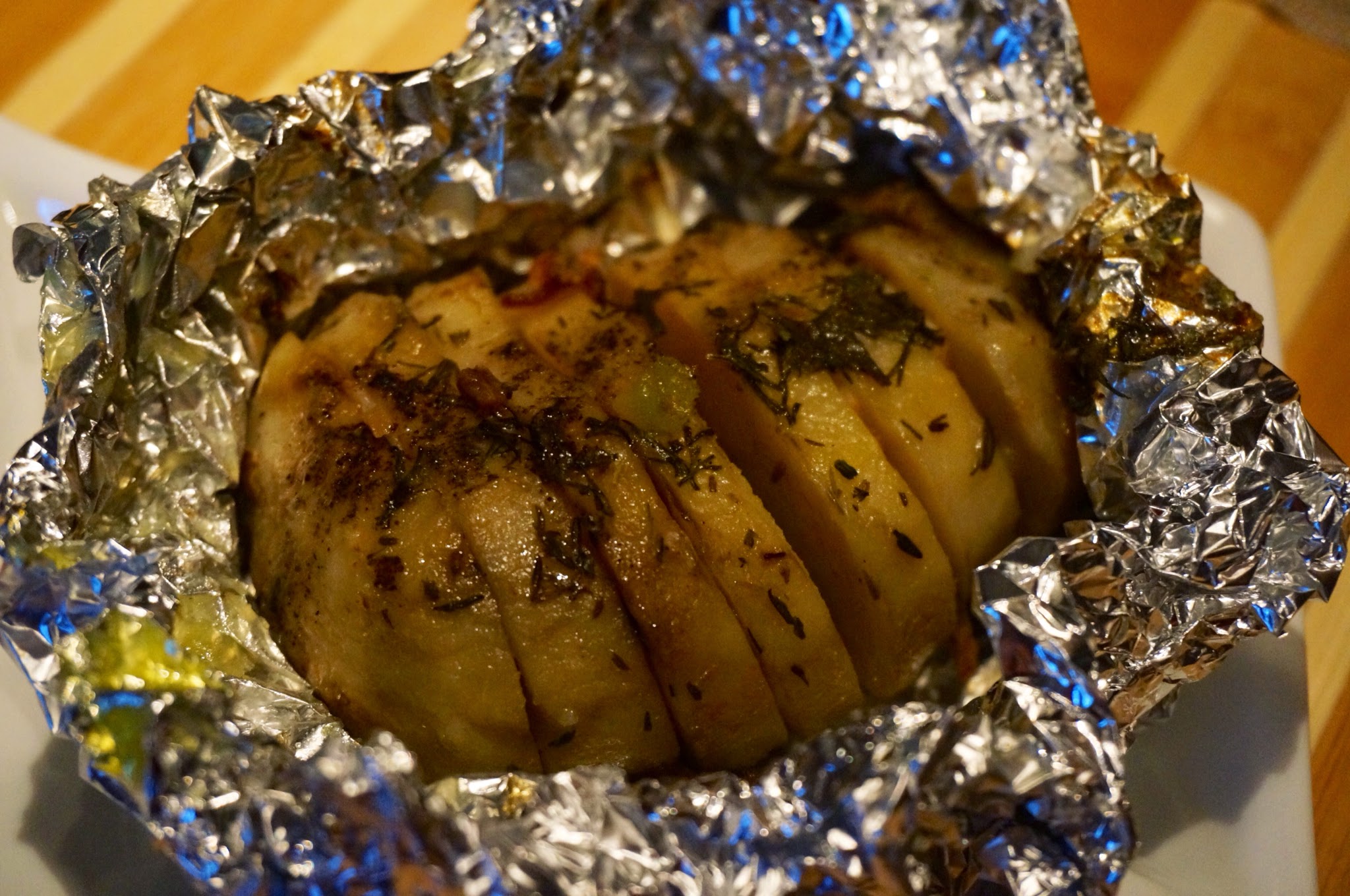 patate in carta stagnola