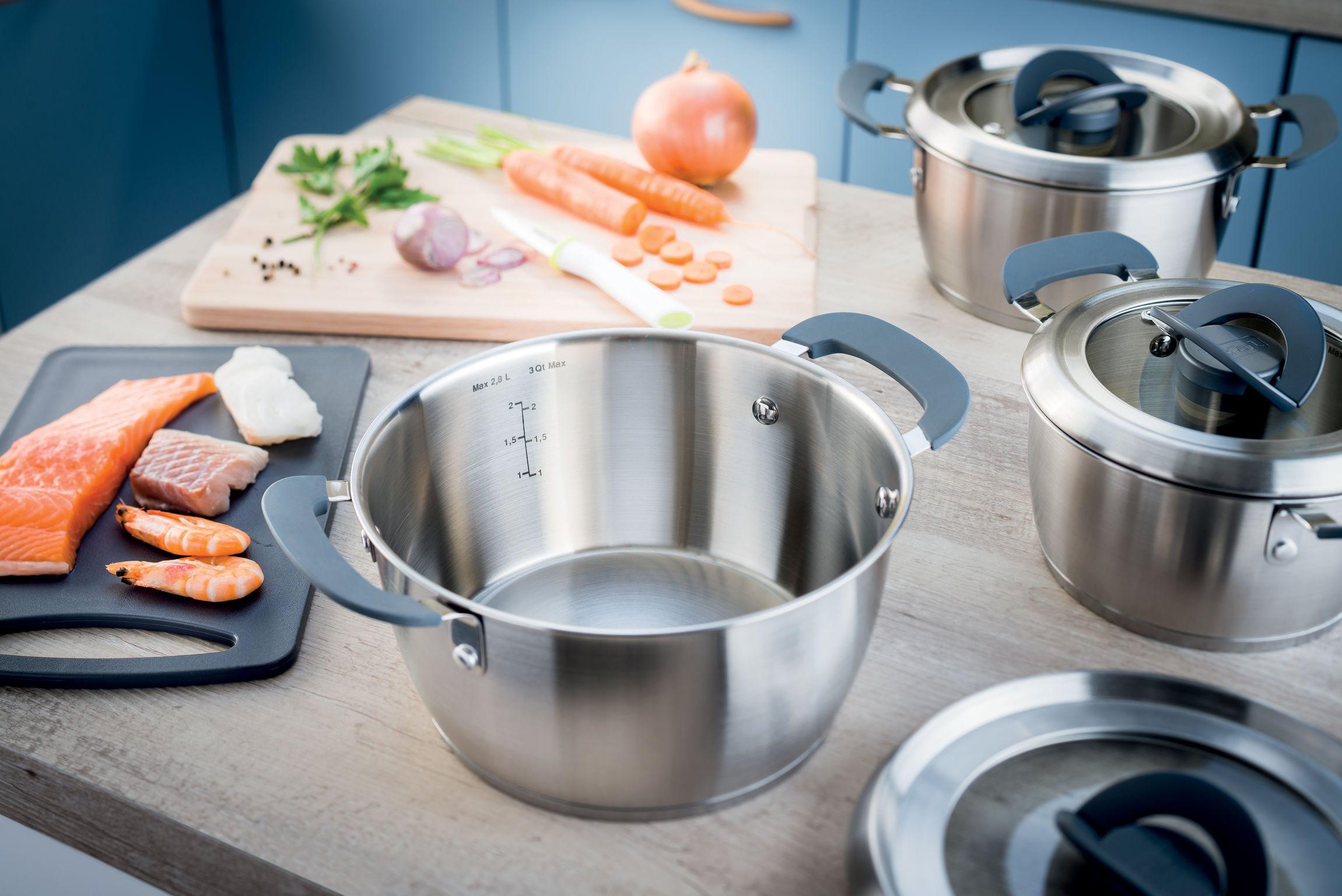 padelle in acciaio inox Tefal