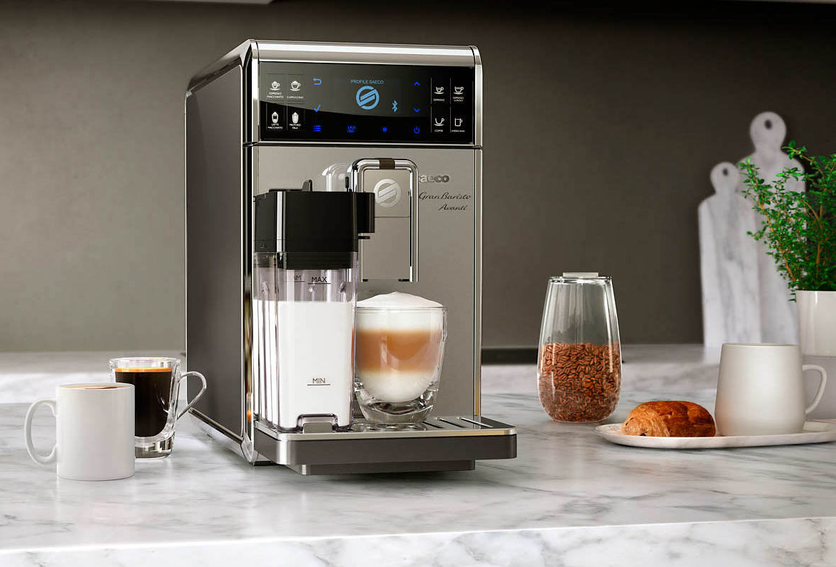 macchina da caffè con cappuccinatore