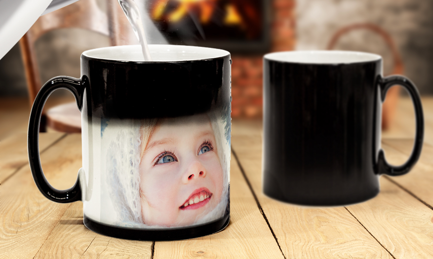 Tazza camaleonte con foto