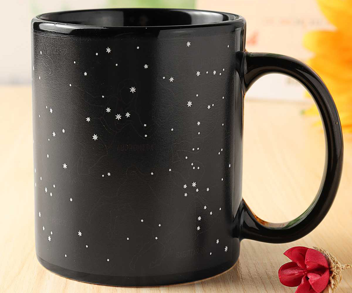Tazza camaleonte cielo stellato