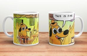 tazza a forma di fumetto