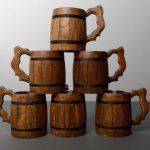 tazze di legno