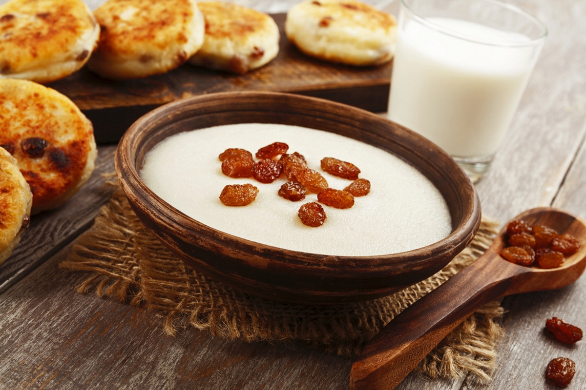 Foto di porridge di semola