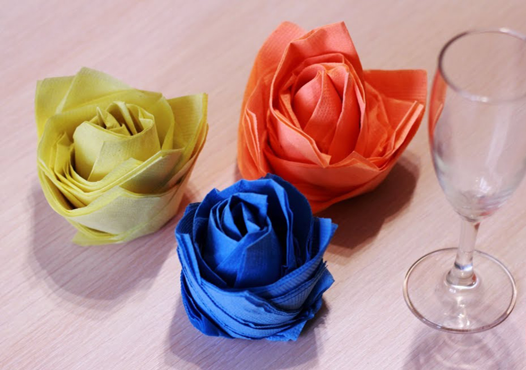 rose dai tovaglioli