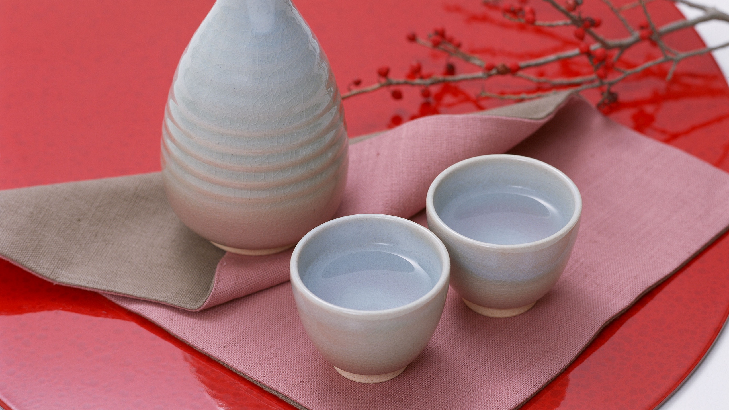 Sakè in ciotole
