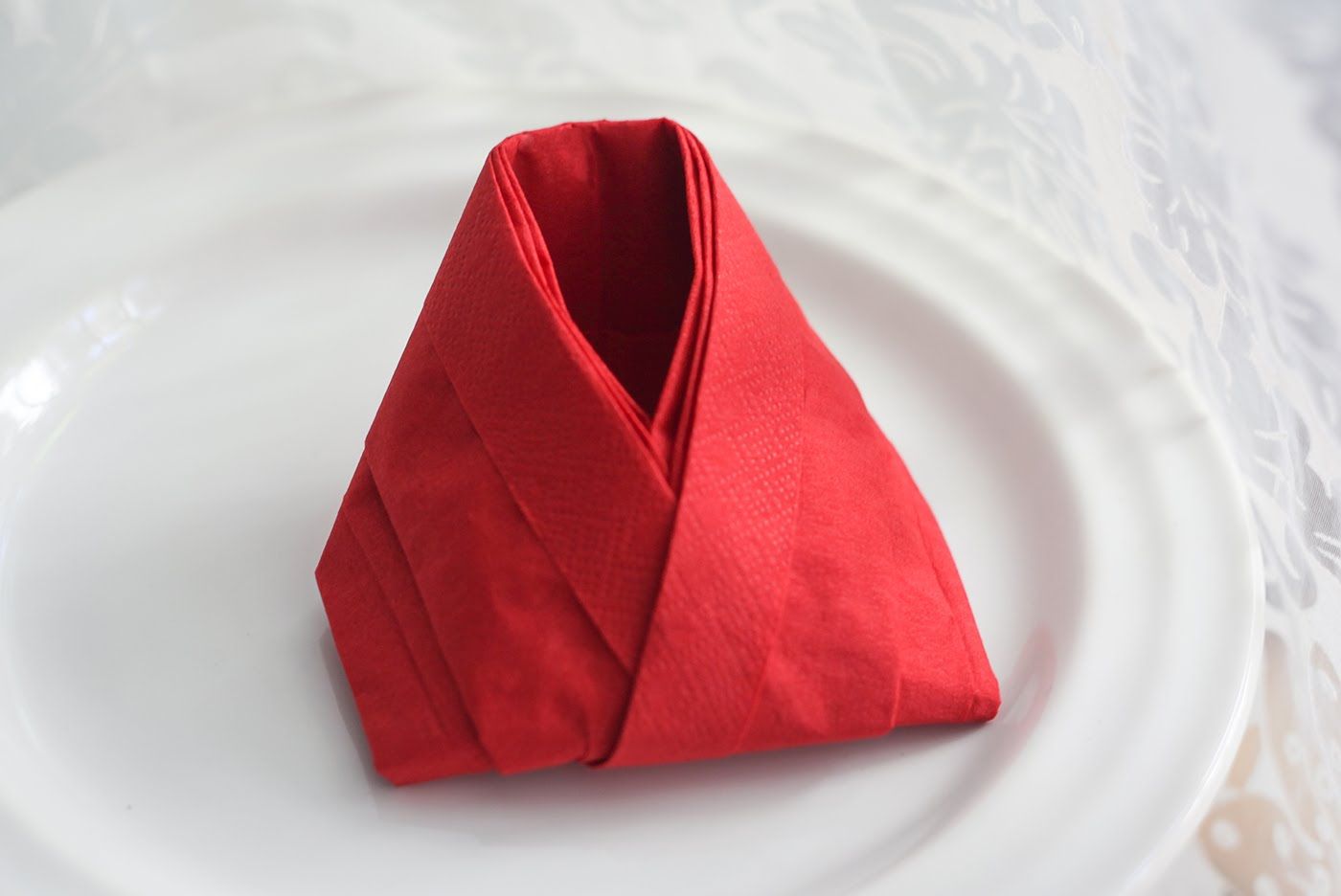 Serviette in Everest-Form
