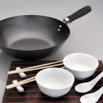 padella wok in alluminio