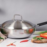 padella wok in acciaio