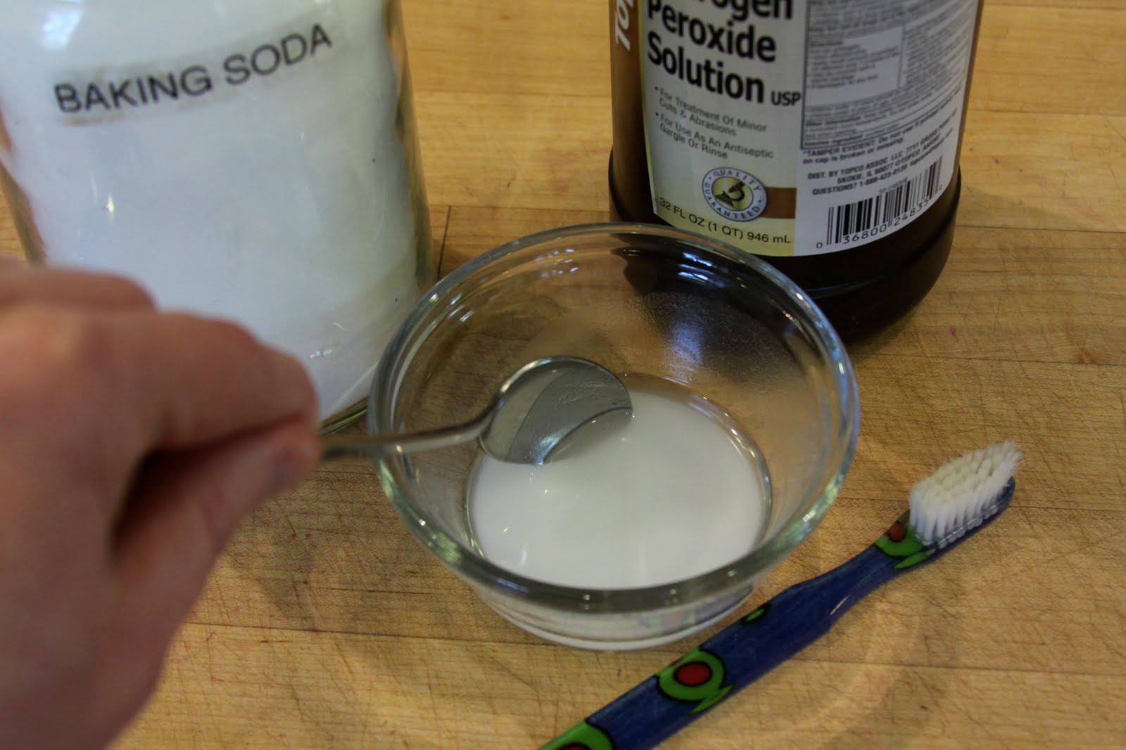soda e perossido di idrogeno