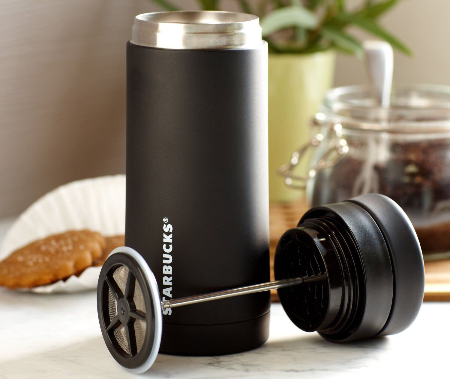 Thermos con pressa francese