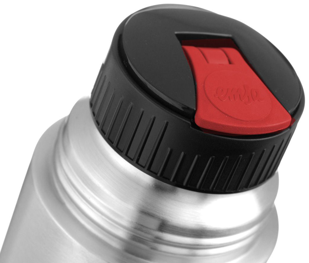 Thermos con coperchio a valvola