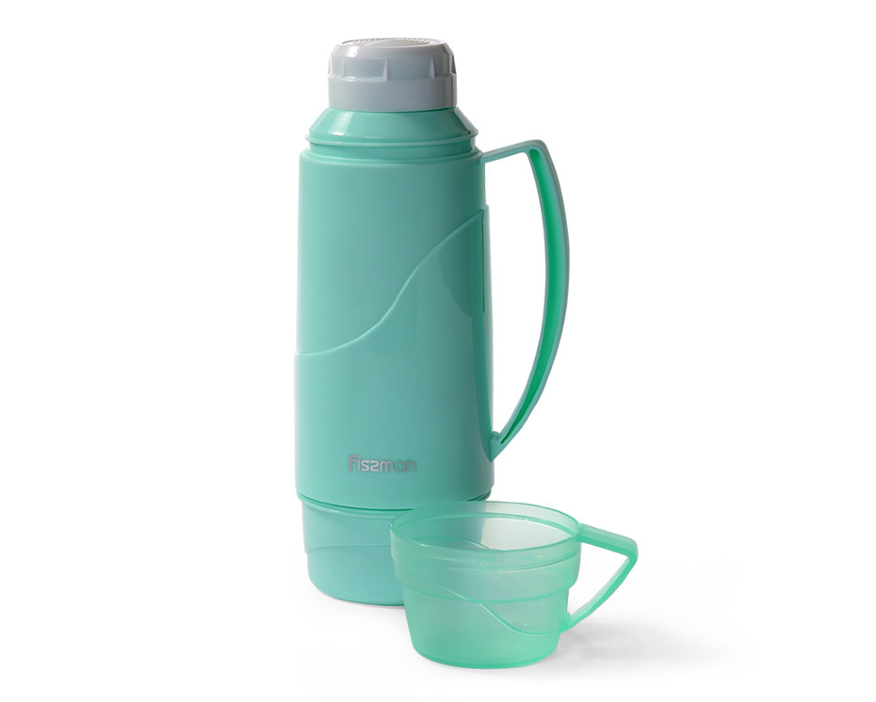Thermos con borraccia di plastica