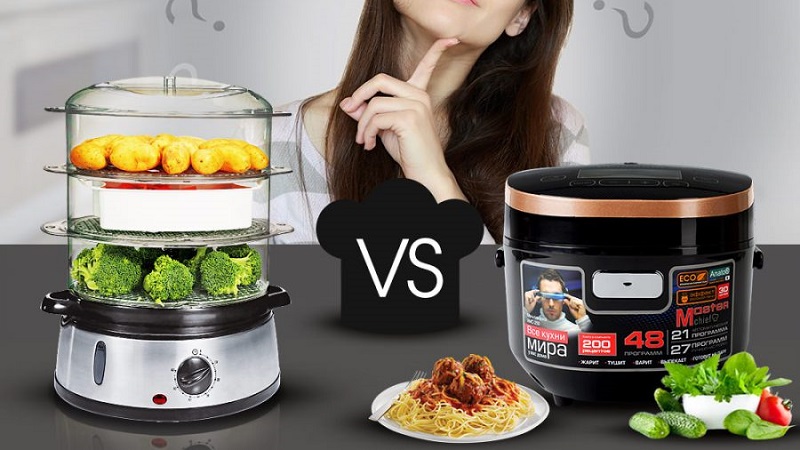 qual è meglio la vaporiera o la multicooker?
