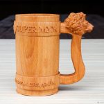 foto di design di tazza di legno
