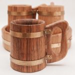 foto di design di tazza di legno