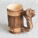 design fotografico di tazza di legno