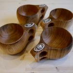 design fotografico di tazza di legno