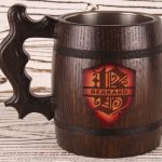 recensioni di foto di tazze di legno