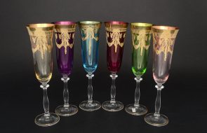 Set di bicchieri da champagne 190 ml Angela