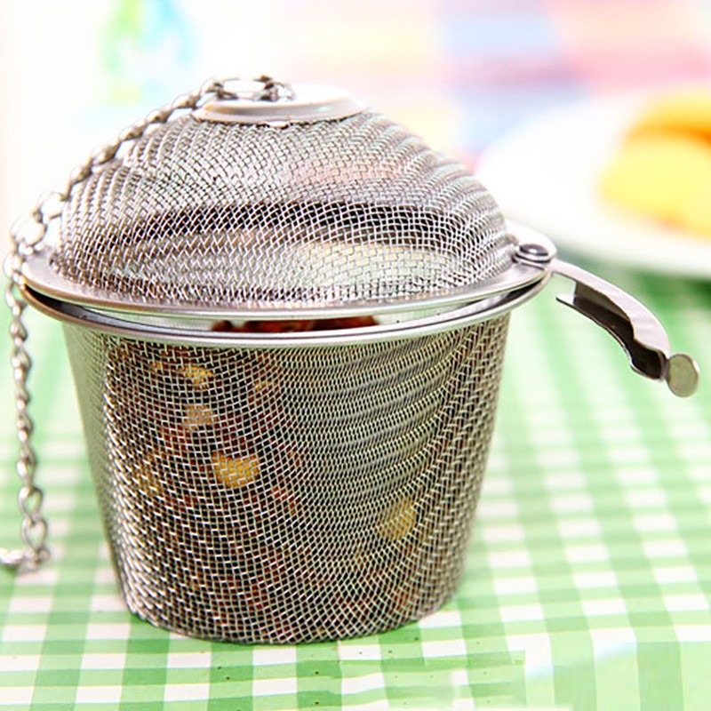 secchio con colino da tè