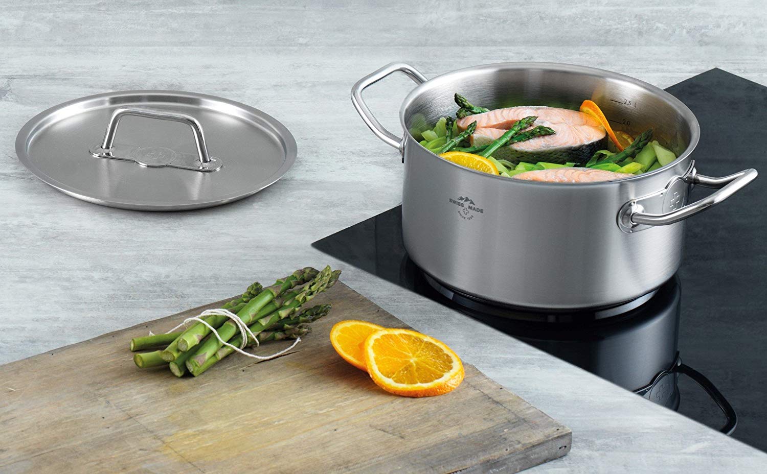 pentola in acciaio inox