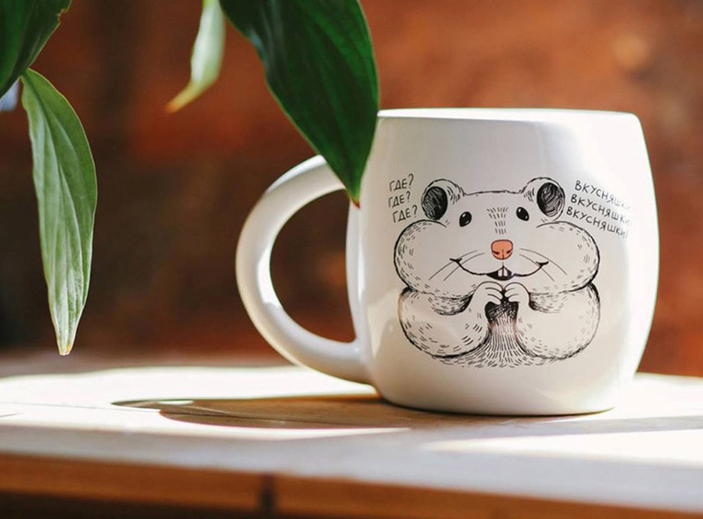 tazza con criceto