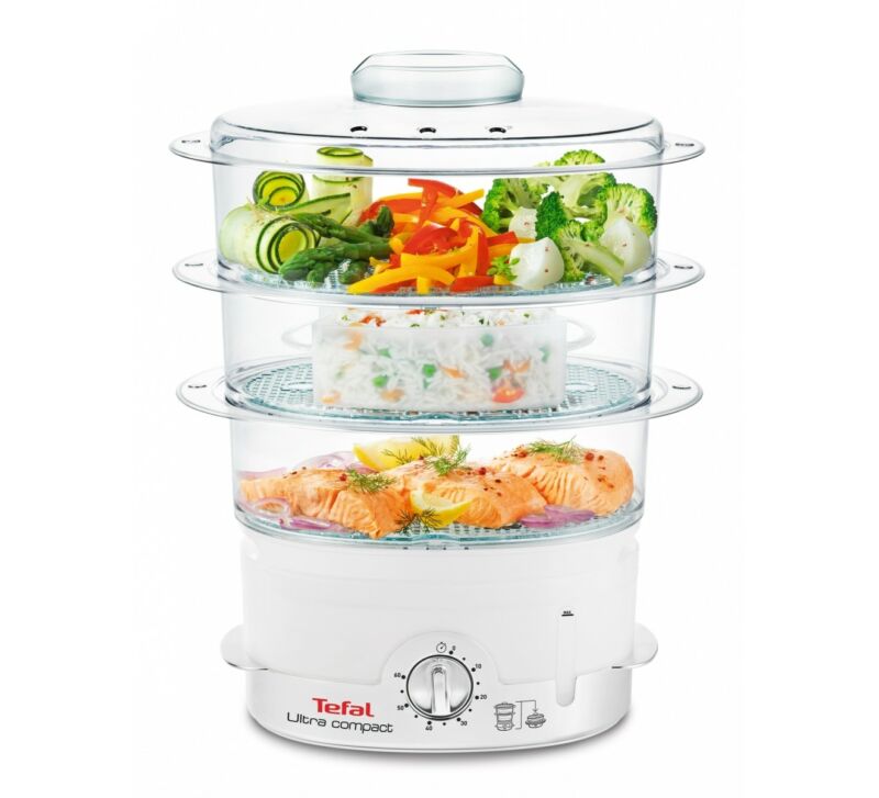 Vaporiera ultra compatta Tefal VC 1006