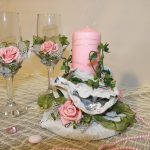 foto di design di bicchieri per decorazioni da matrimonio