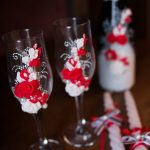 opzioni per foto di bicchieri per decorazioni nuziali