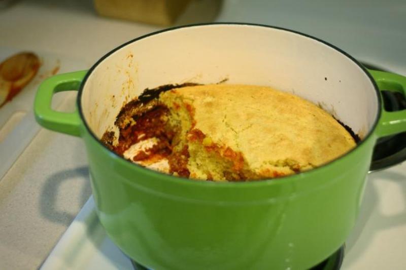 padella smaltata bruciata