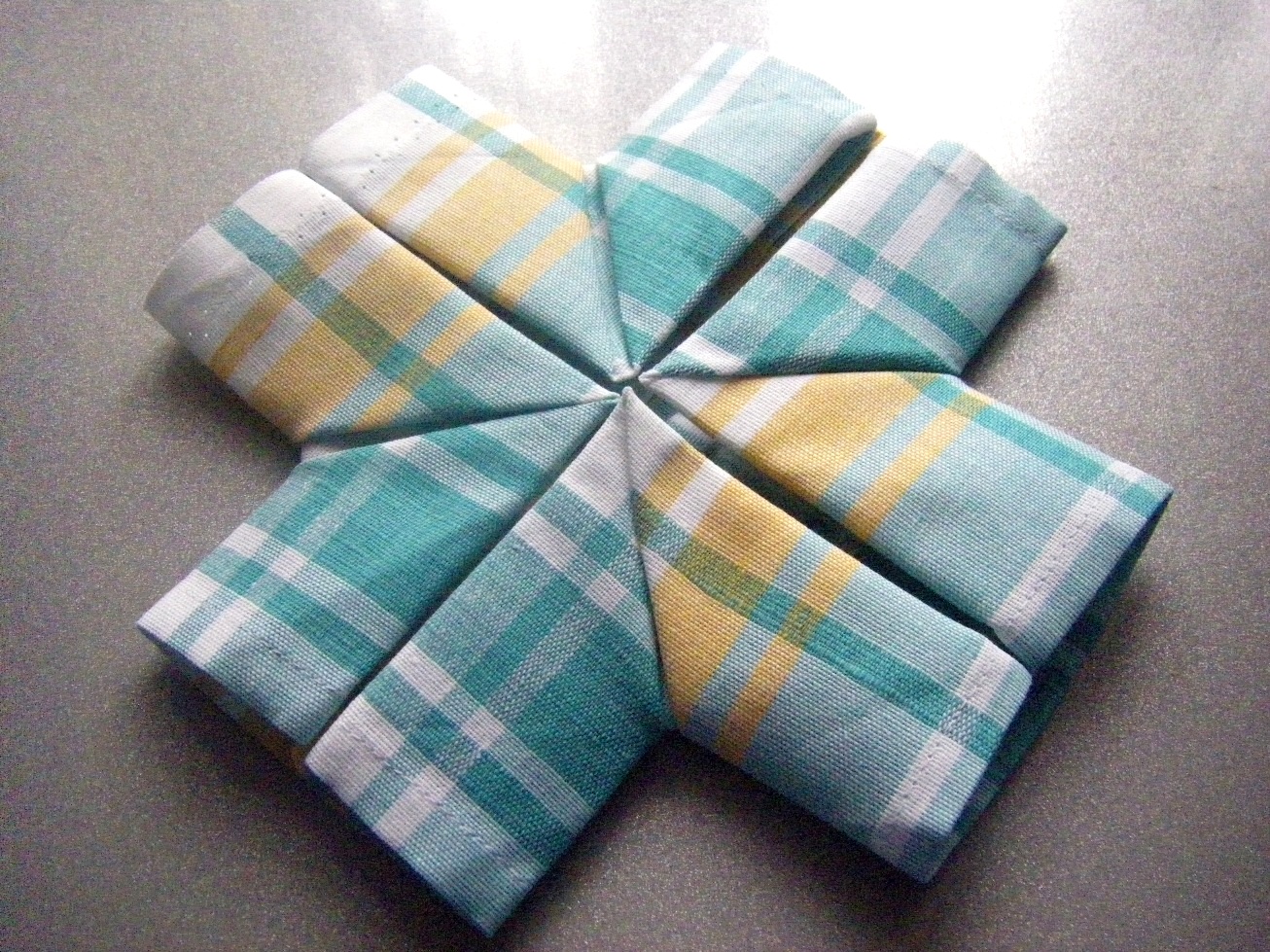 Serviette Kreuz des Südens