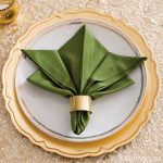 tovaglioli pieghevoli per servire decorazioni