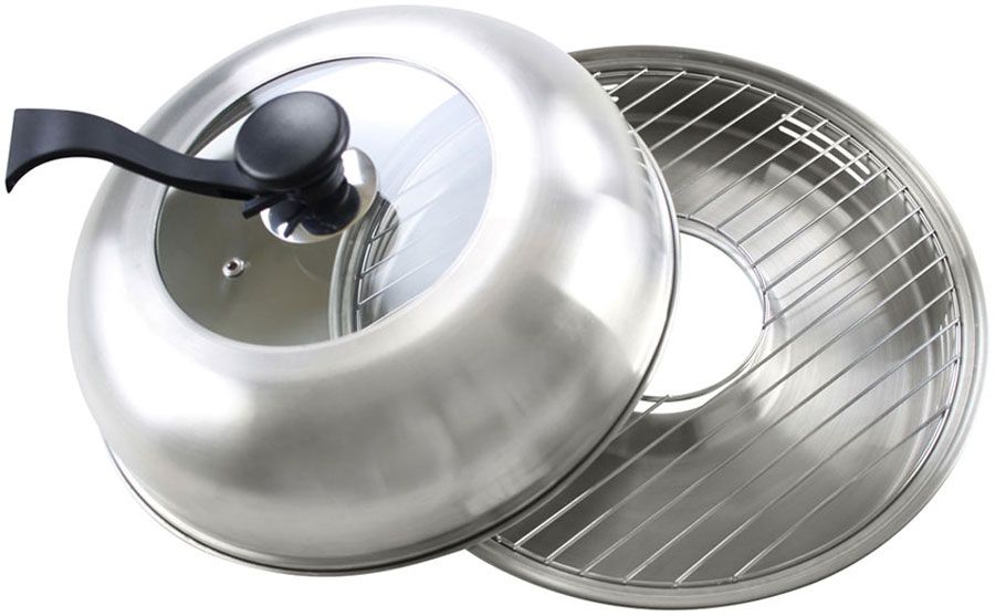 griglia a gas in acciaio inox