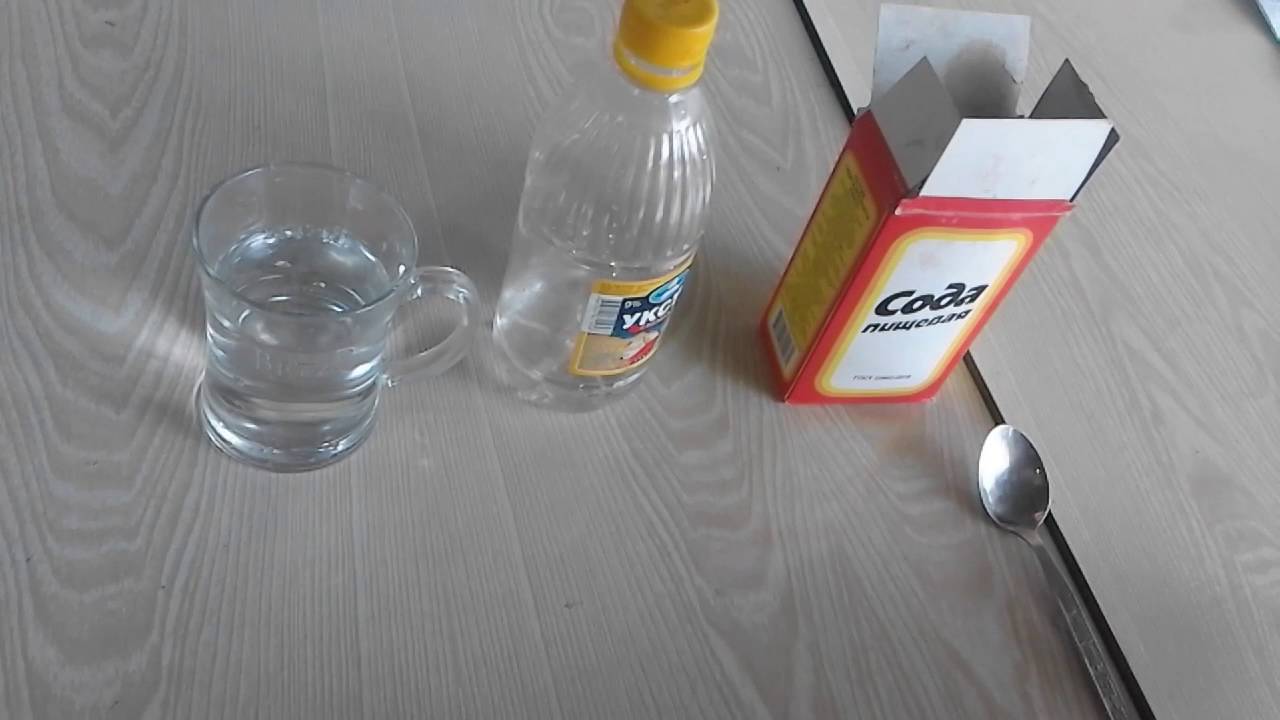 soda e aceto