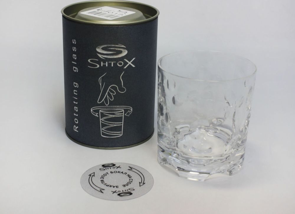Bicchiere da whisky rotante Shtox
