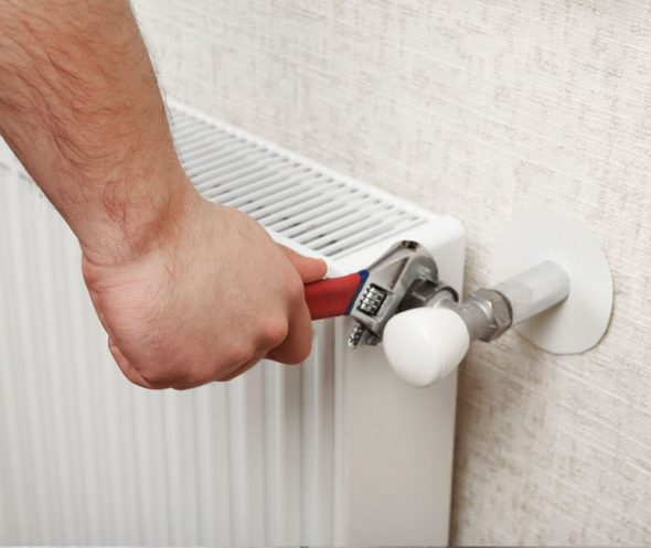 Installazione della batteria di riscaldamento